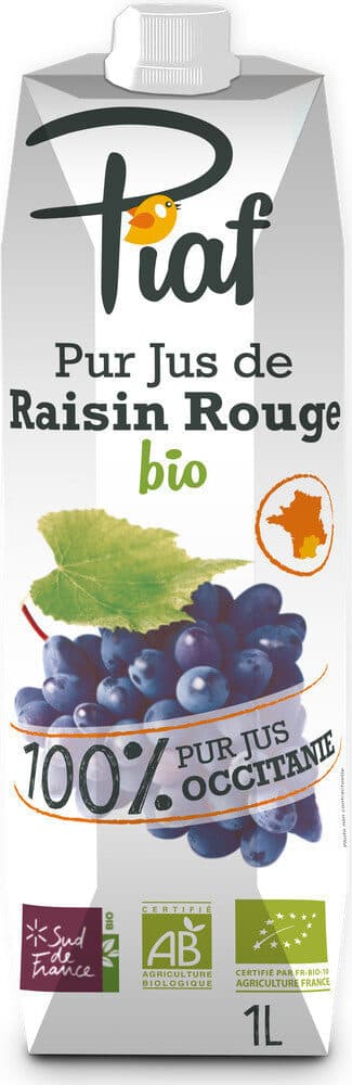 Piaf Pur jus de Raisin 100% occitane packshot