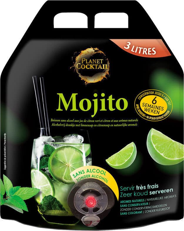 Planet Cocktail Cocktail mojito sans alcool packshot