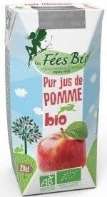Les Fées Bio Pur jus de pomme packshot