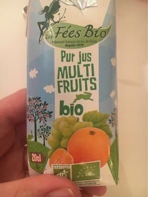 Les Fees Bio Pur jus multi fruits bio packshot