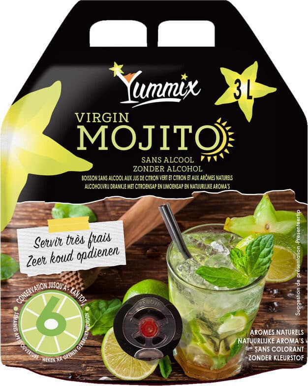 Yummix Virgin Mojito sans alcool packshot