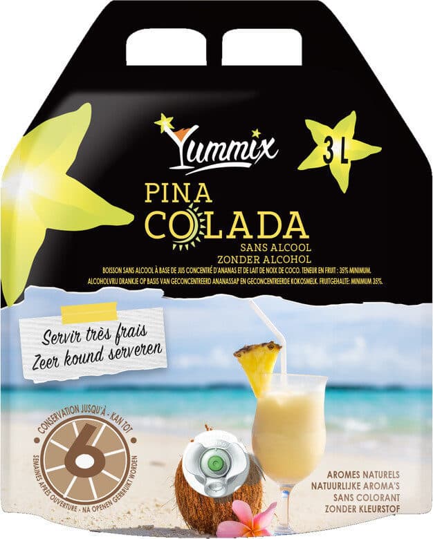 Yummix Pina Colada sans alcool packshot