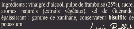 Élise & Félicie Vinaigre à la Pulpe de Framboise packshot