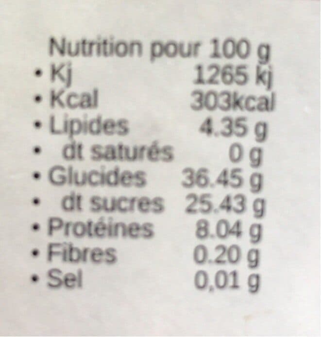 Open Food Facts Framboise lyophilisées BIO packshot