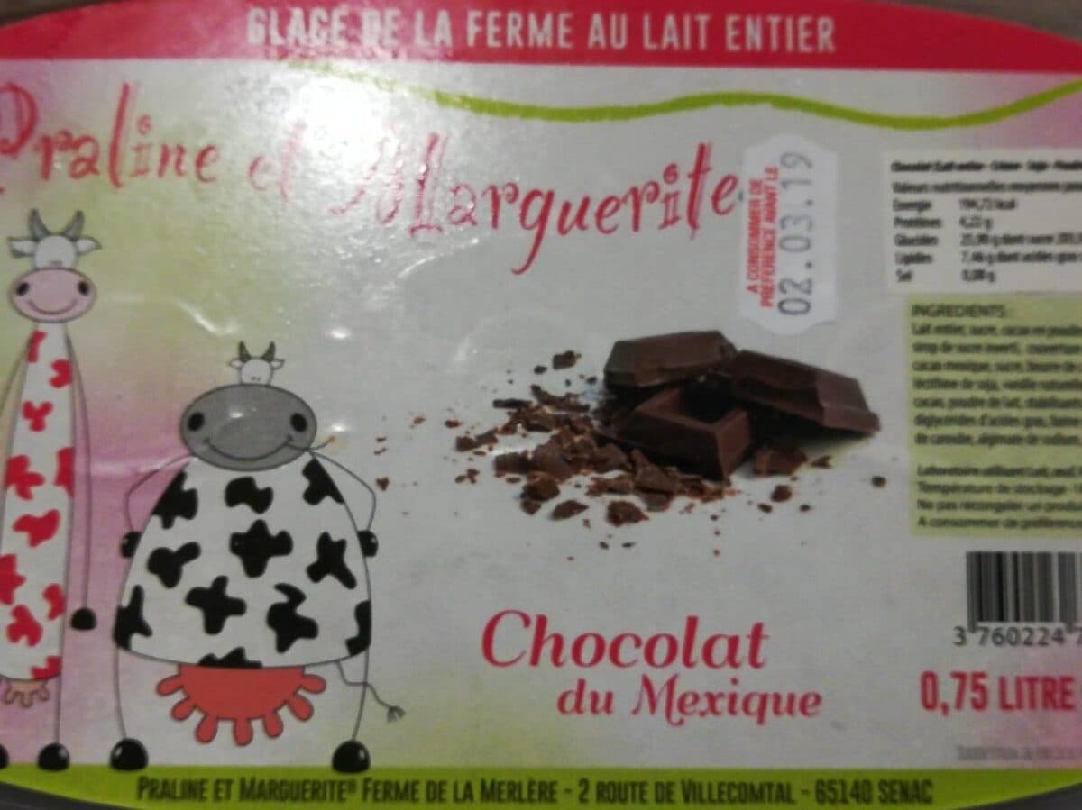 Praline Et Marguerite Chocolat du Mexique packshot