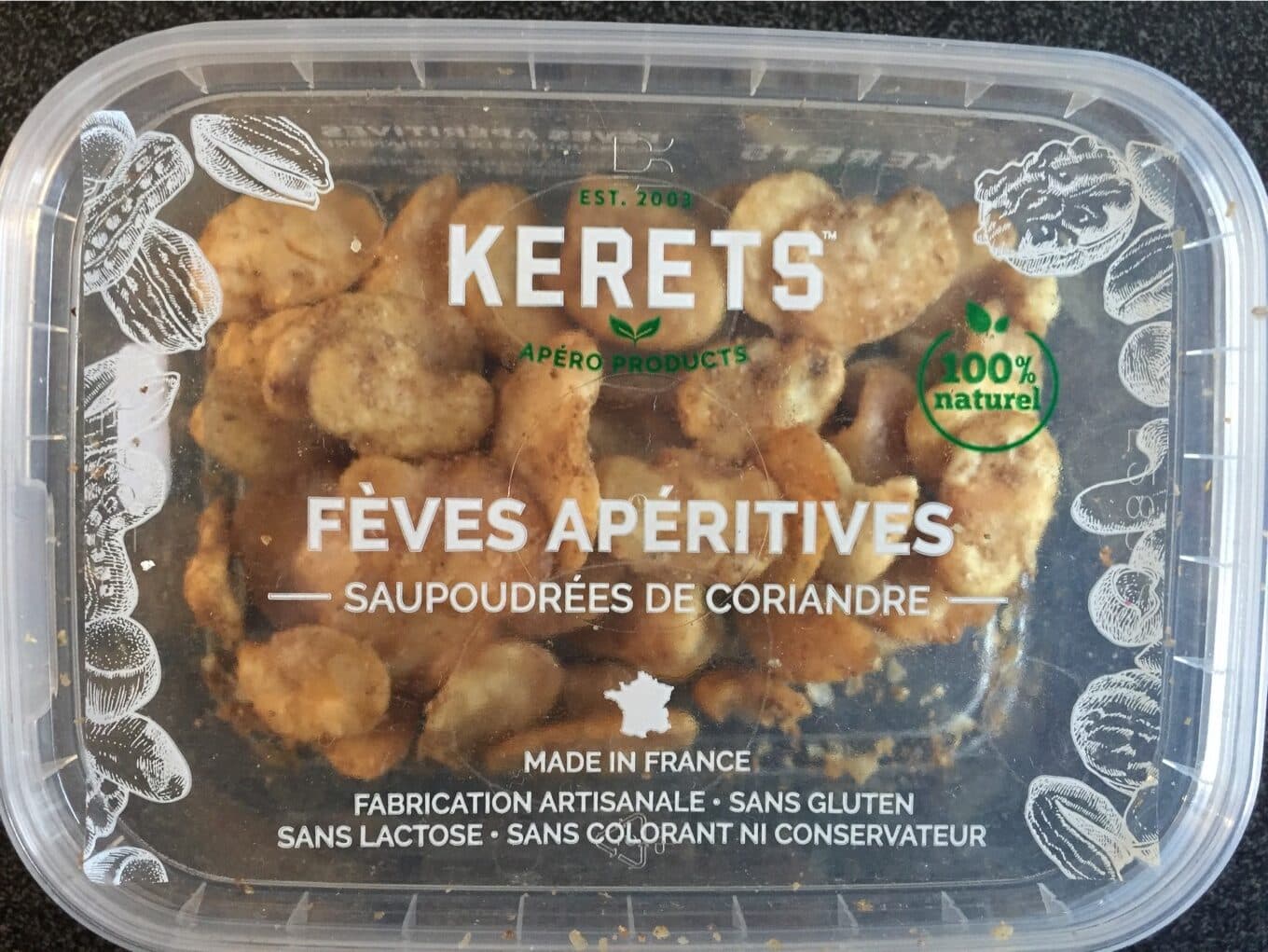 Kerets Fèves apéritives packshot