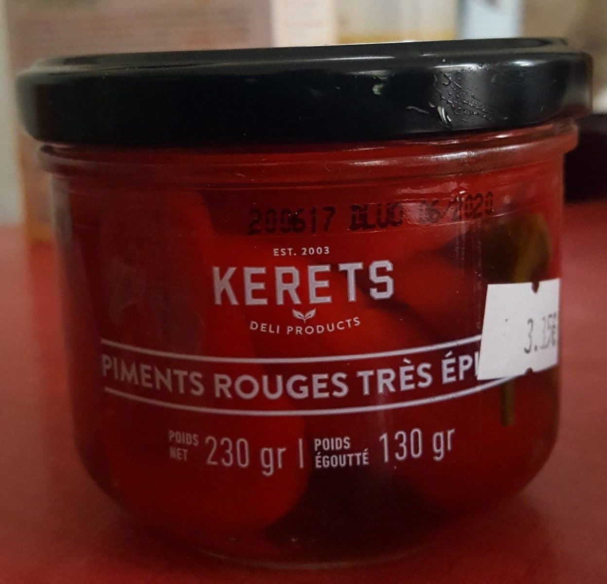 Kerets Piments rouges très épicés packshot