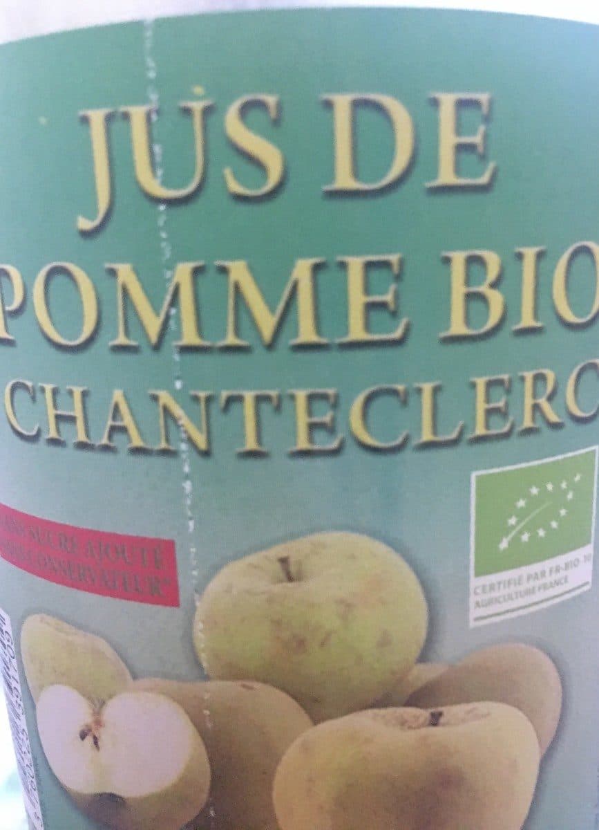 Chanteclerc Jus de pomme packshot
