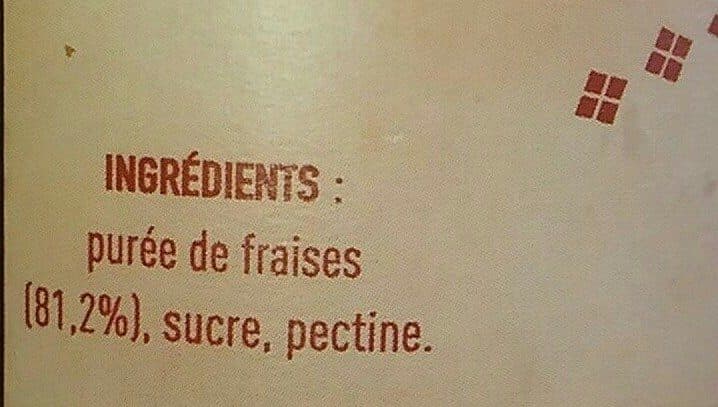 Open Food Facts Coulis de fraises packshot