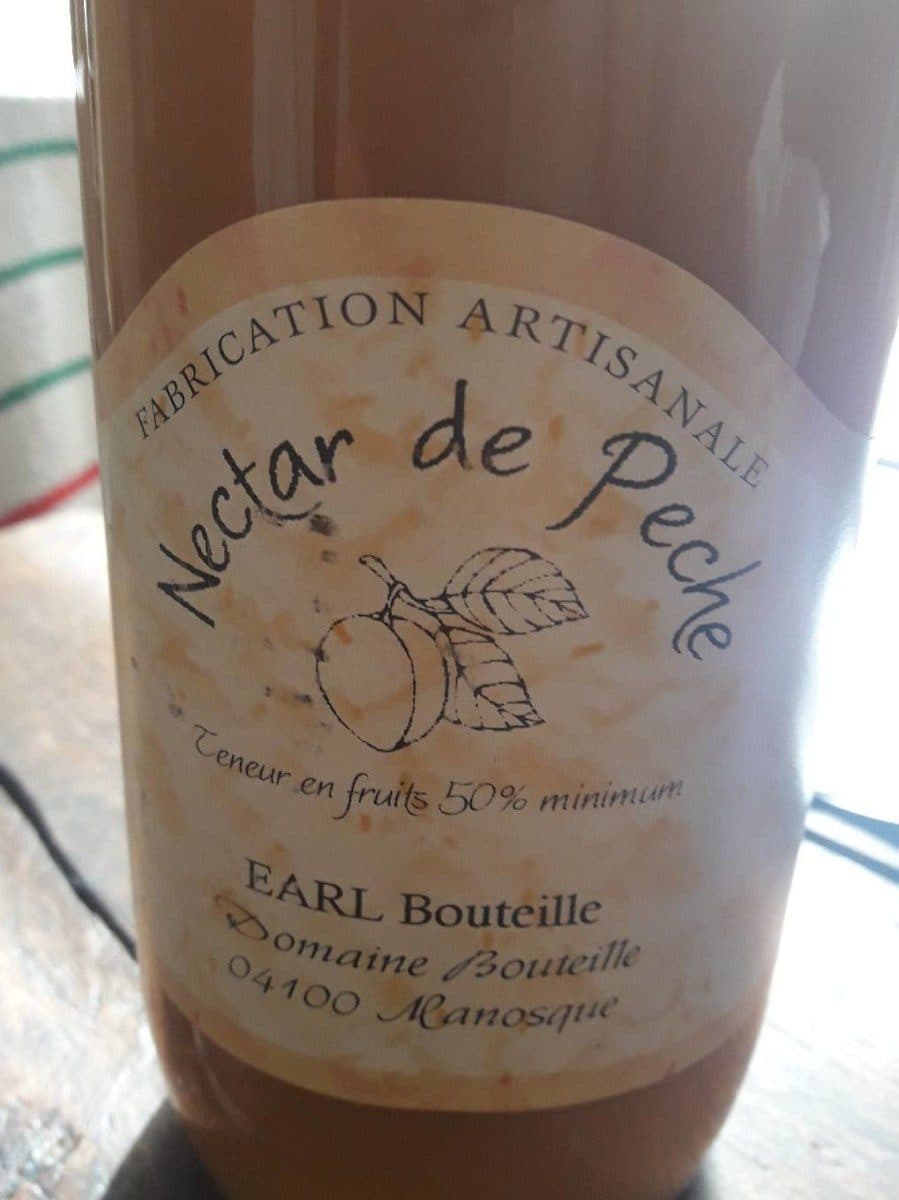 Open Food Facts Nectar de pêche packshot
