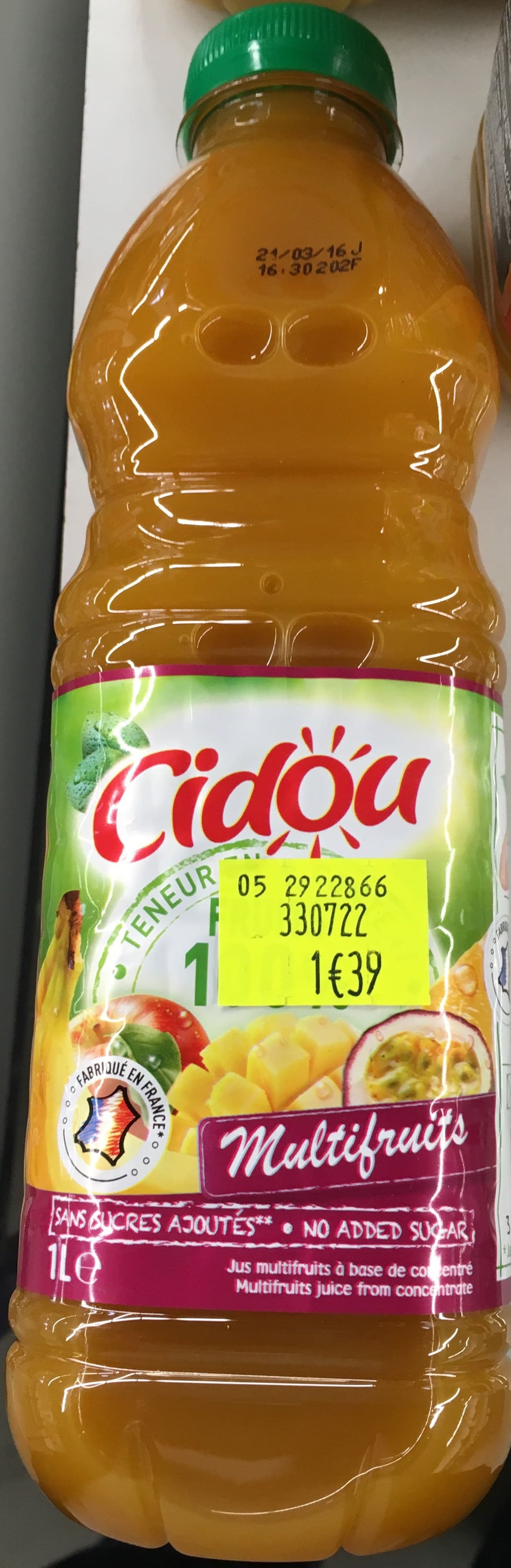 Cidou Multifruits packshot