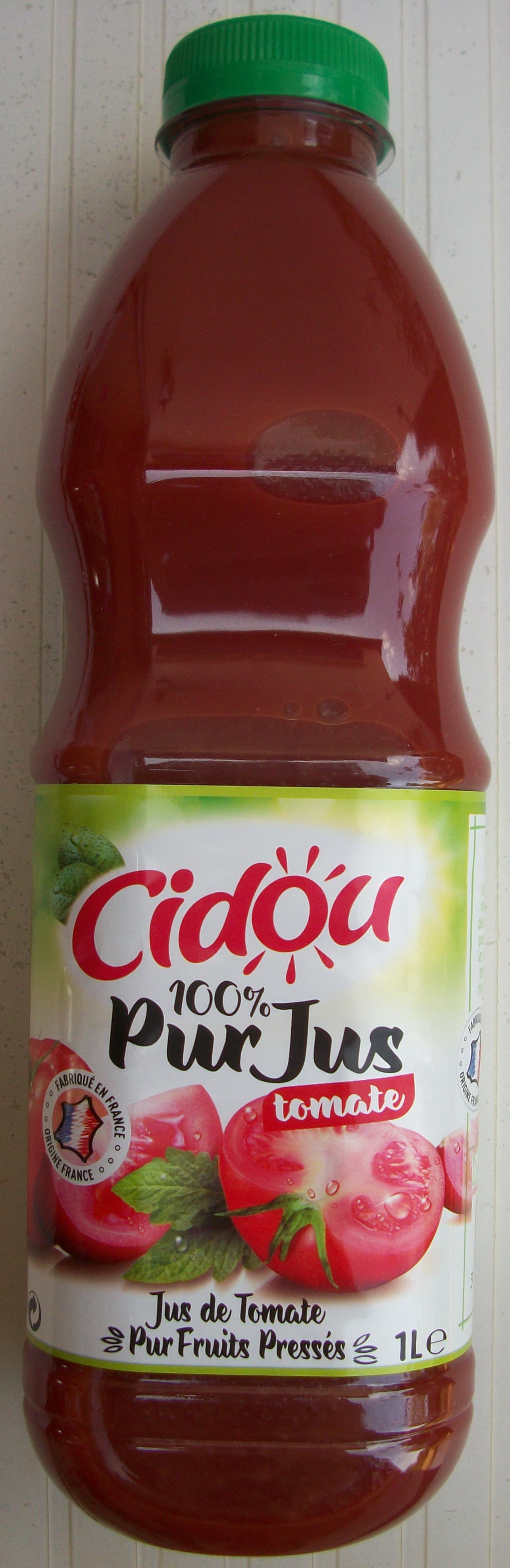 Cidou 100% pur jus tomate packshot
