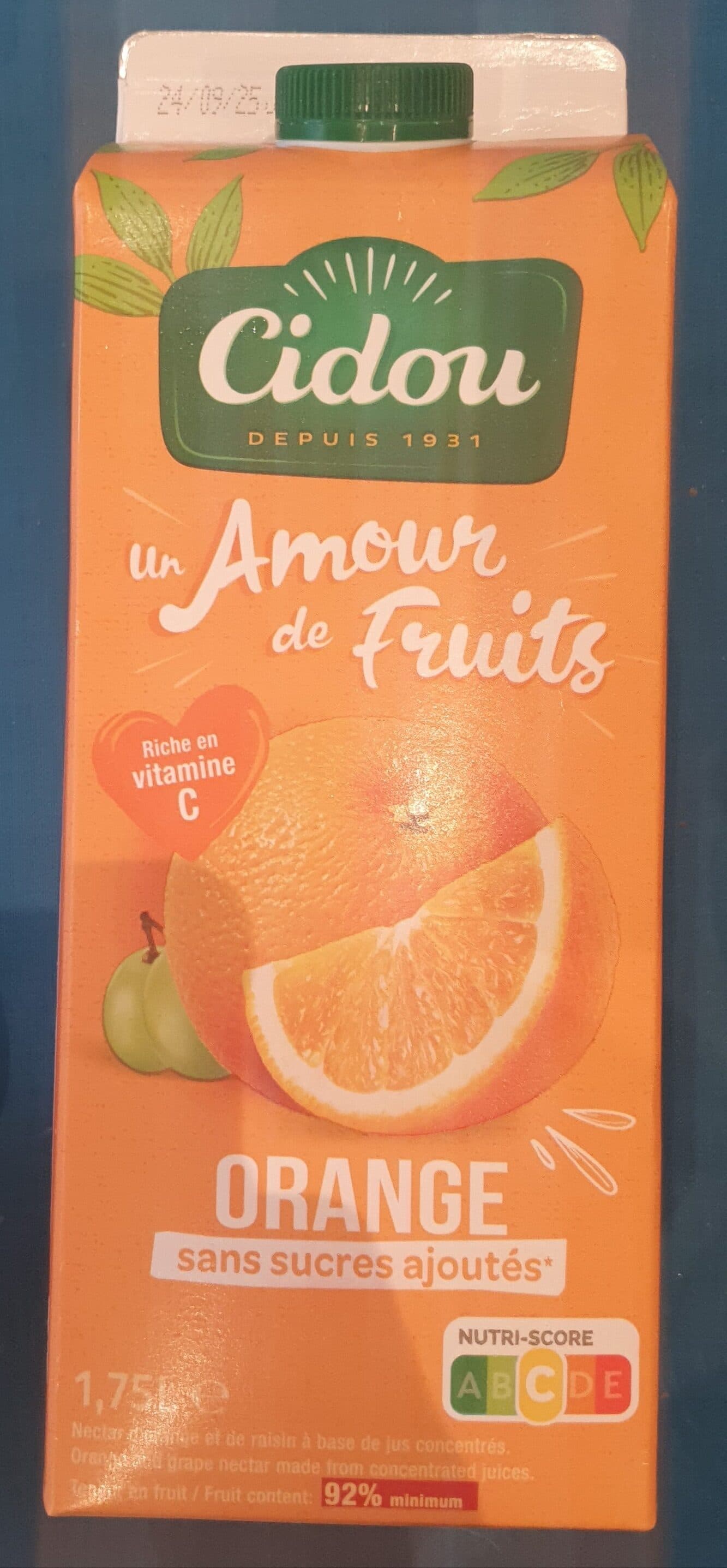 Cidou Douceur d'Orange packshot