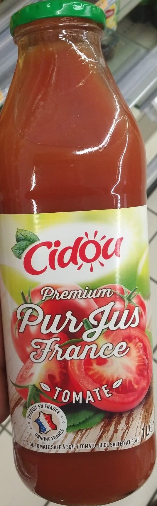 Cidou Premium Pur Jus Tomate France packshot