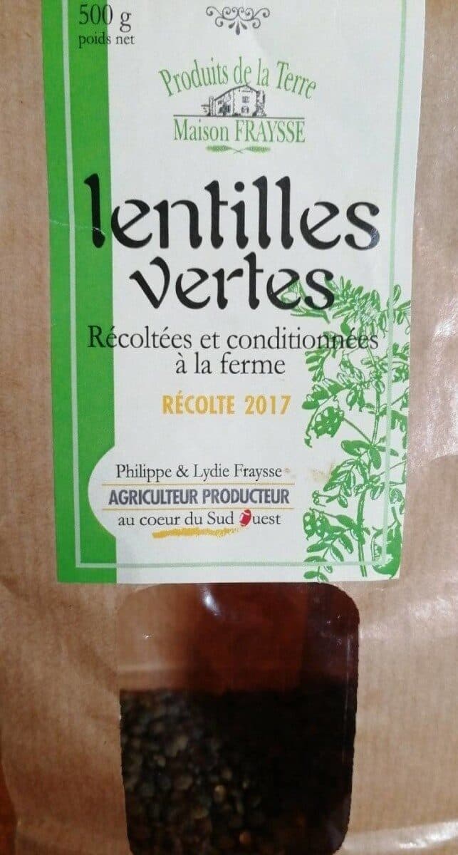 Open Food Facts Lentilles vertes packshot