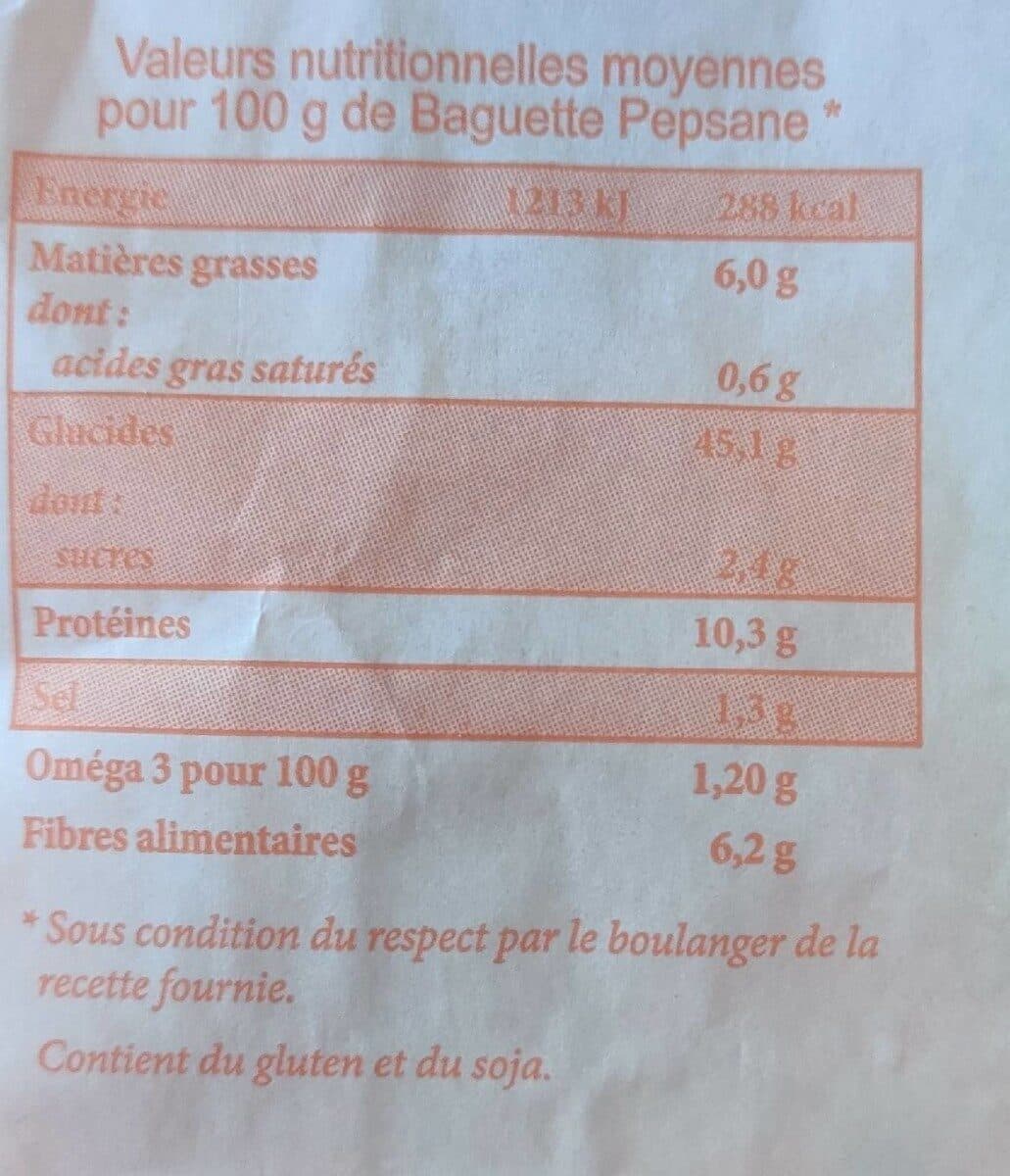 Leclerc Baguette de lin Pepsane packshot