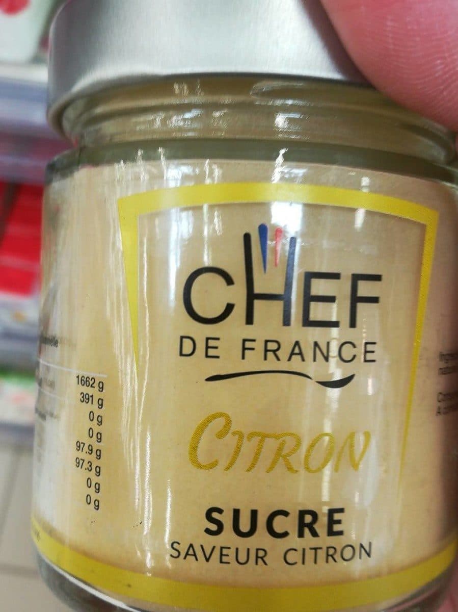 Chef de France Sucre saveur citron packshot