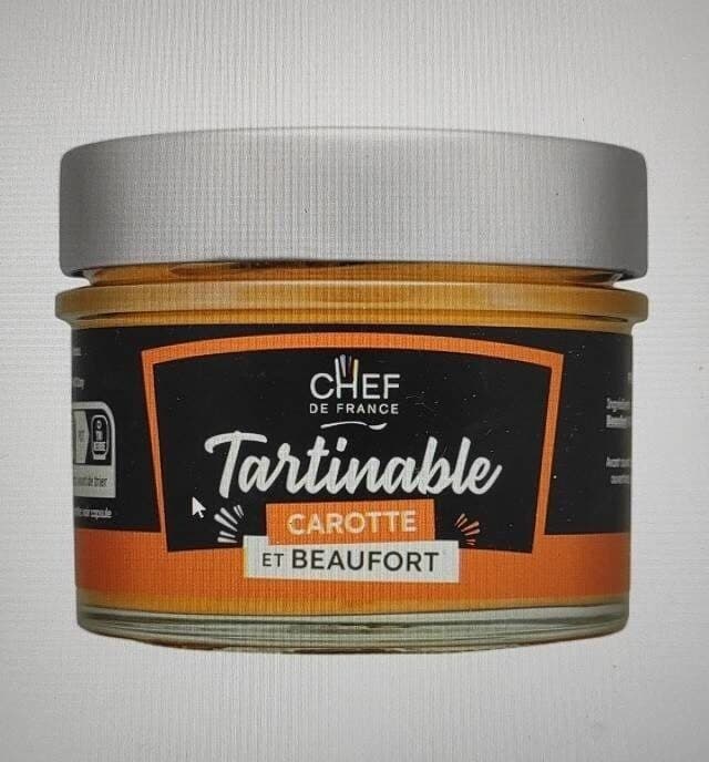Chef de France Tartinable Carotte Beaufort 100g Chef de France packshot