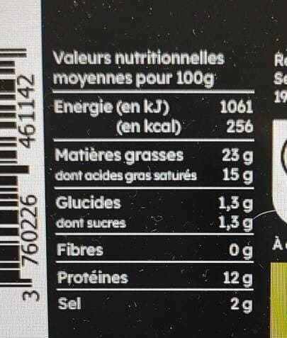 Chef de France Chèvre herbes des alpes packshot