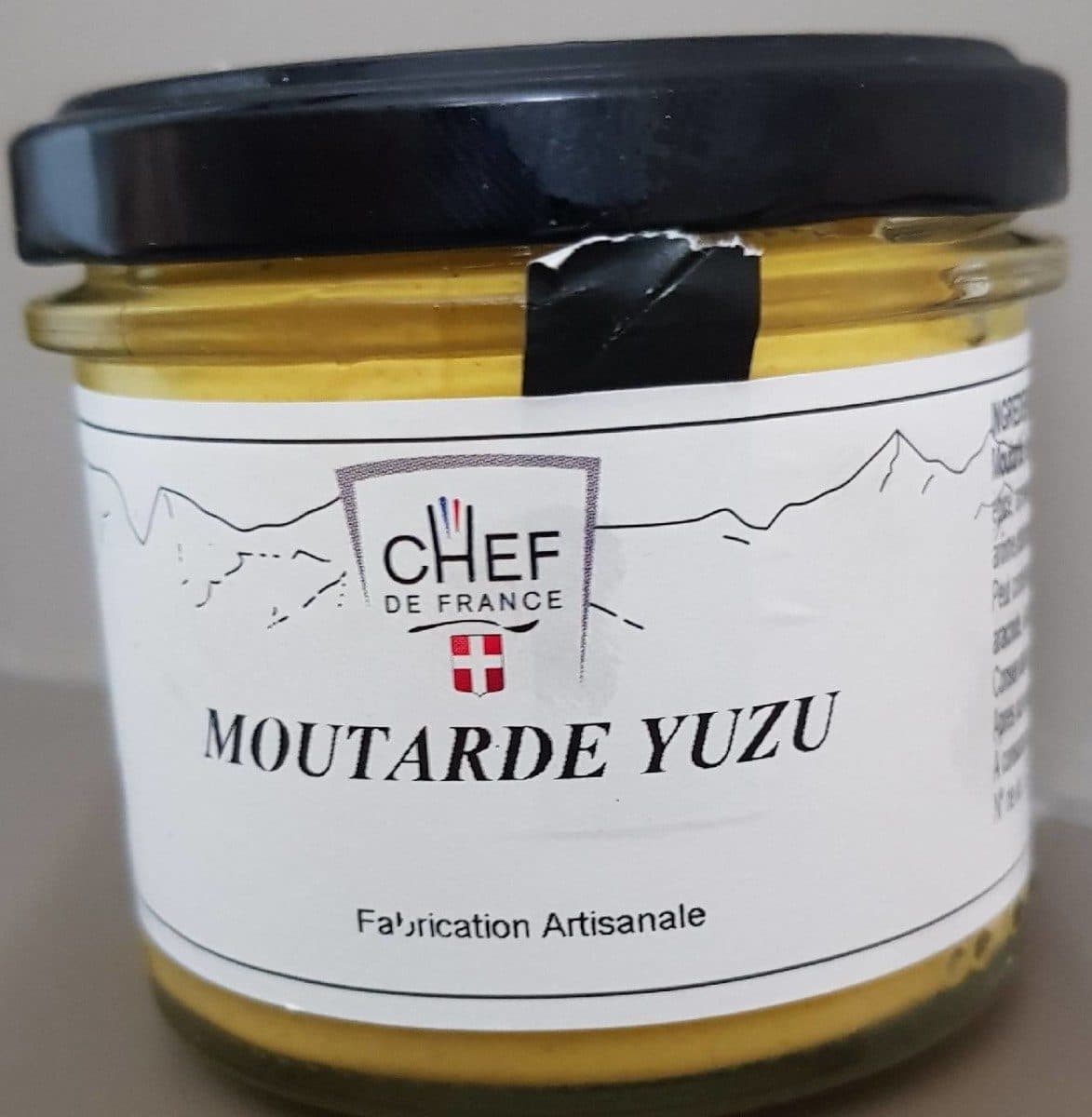 Chef de France Moutarde Yuzu packshot