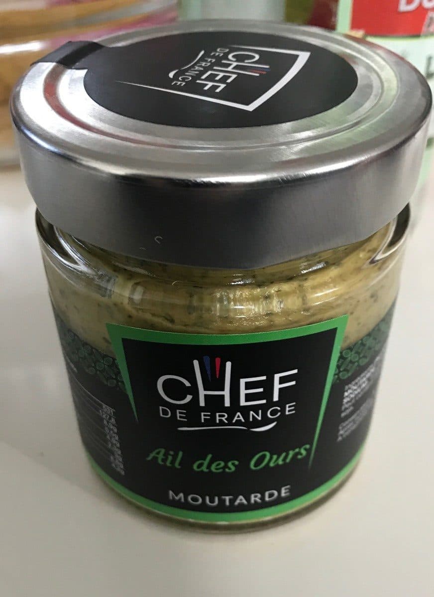 Chef de France Moutarde ail des ours packshot