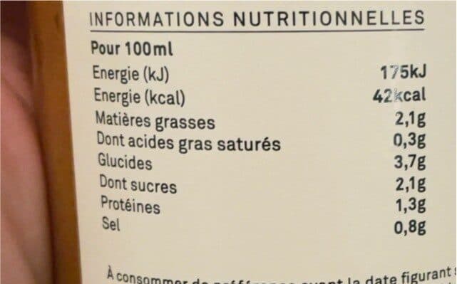 Open Food Facts Nectar de poire bio packshot
