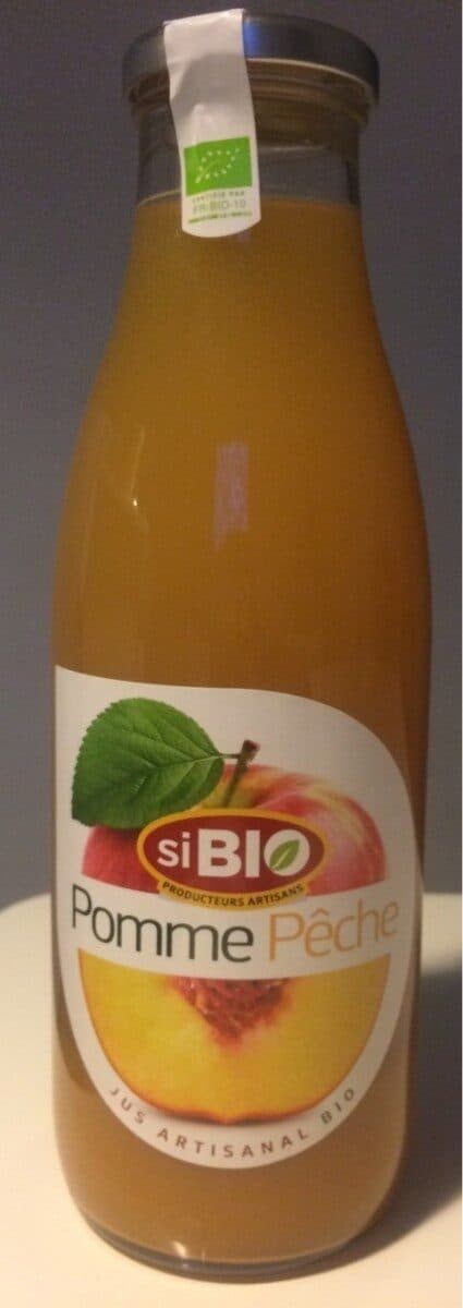 Open Food Facts Jus Pomme Peche 75 CL Sibio Bio packshot
