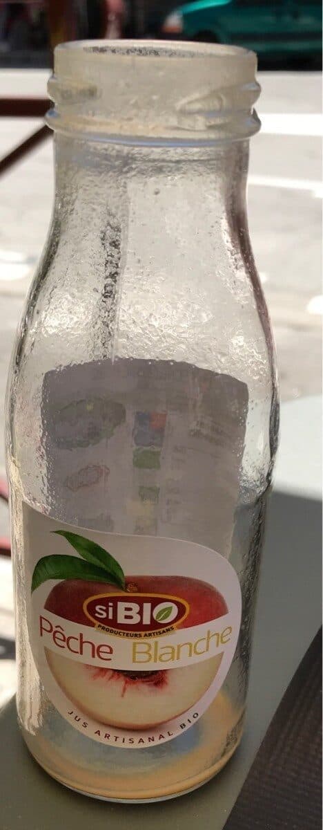 Sibio! Nectar de peche blanche bio packshot