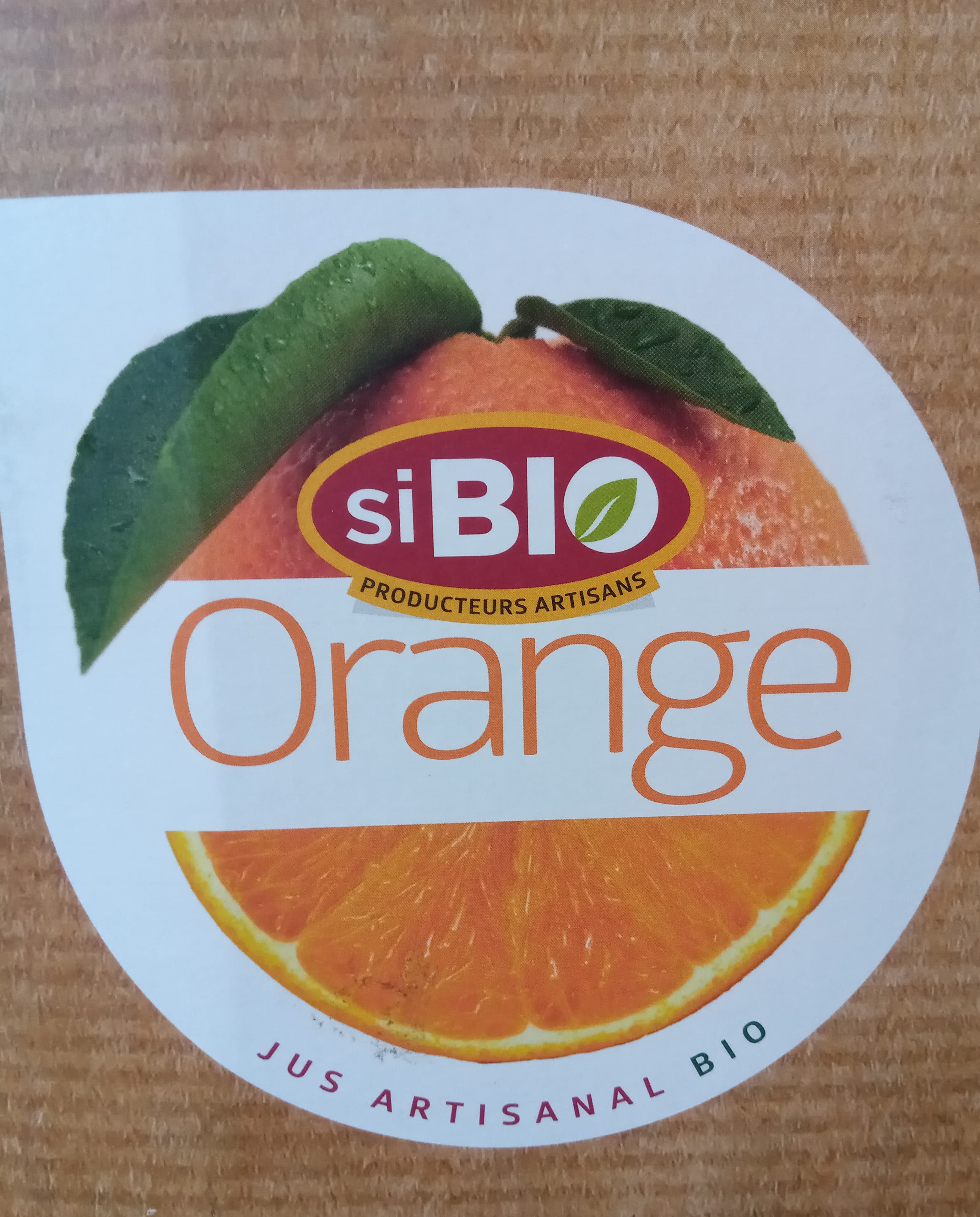 Open Food Facts Jus Orange Bib 3L Sibio Bio packshot