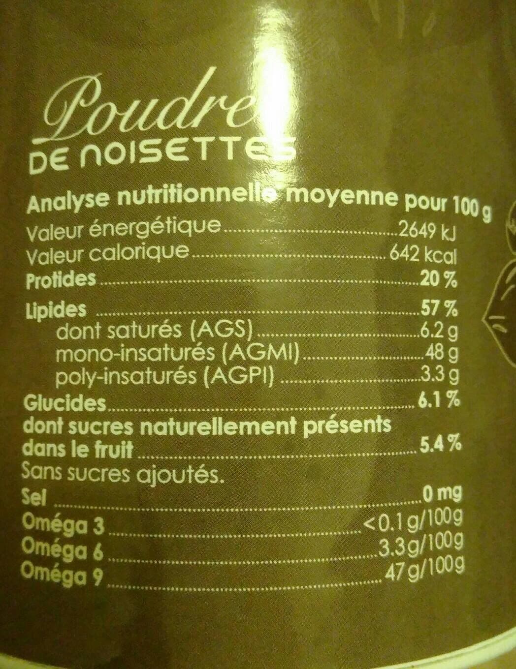 La Goutte D'or Poudre de noisettes packshot