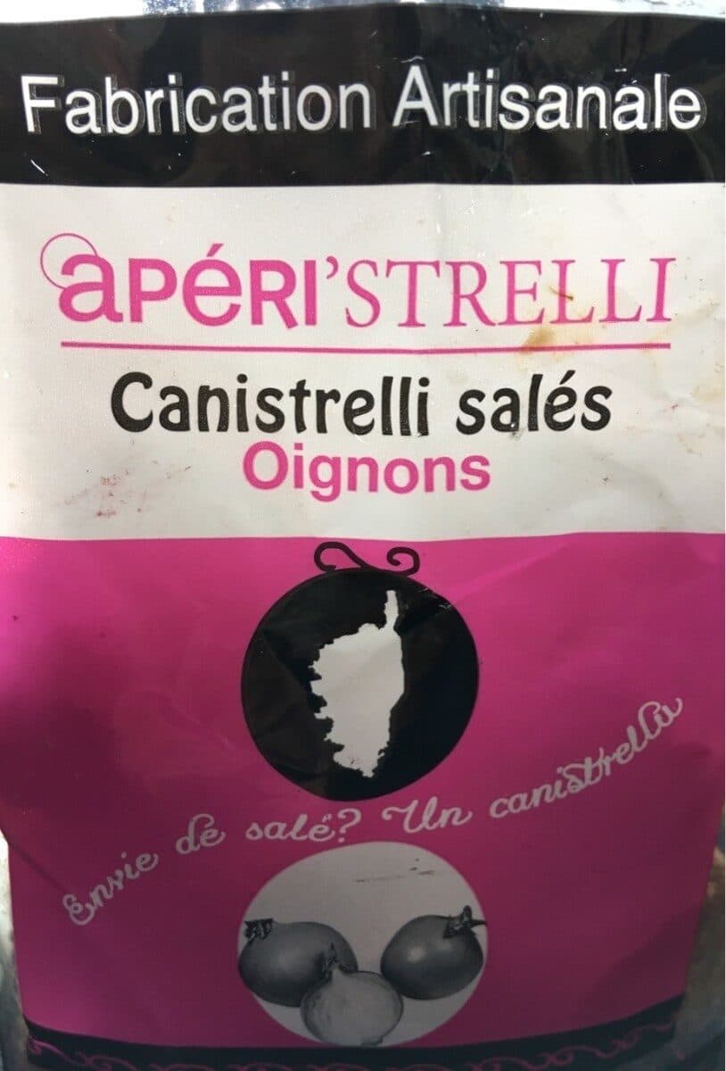 Open Food Facts Canistrelli salés Oignons packshot