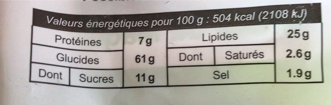 Open Food Facts Canistrelli salés aux herbes du Maquis packshot