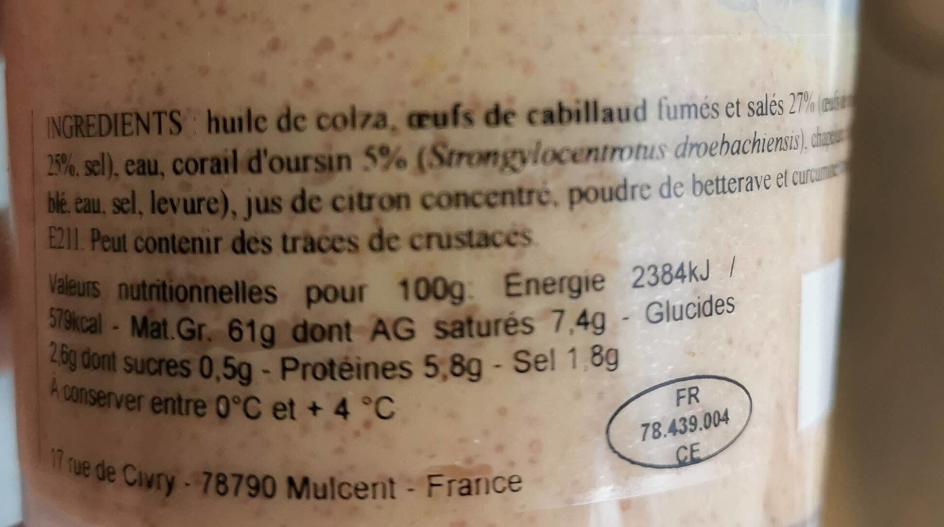 Comptoir Du Caviar Tarama packshot