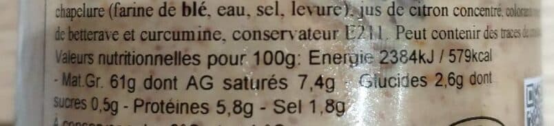 Open Food Facts Tarama au corail d'oursin packshot