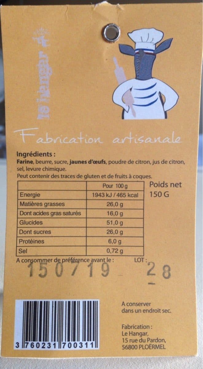 Open Food Facts Petits Palets packshot