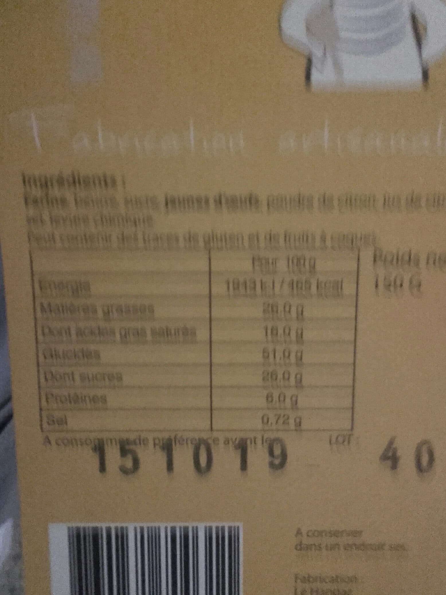 Open Food Facts Petits Palets packshot
