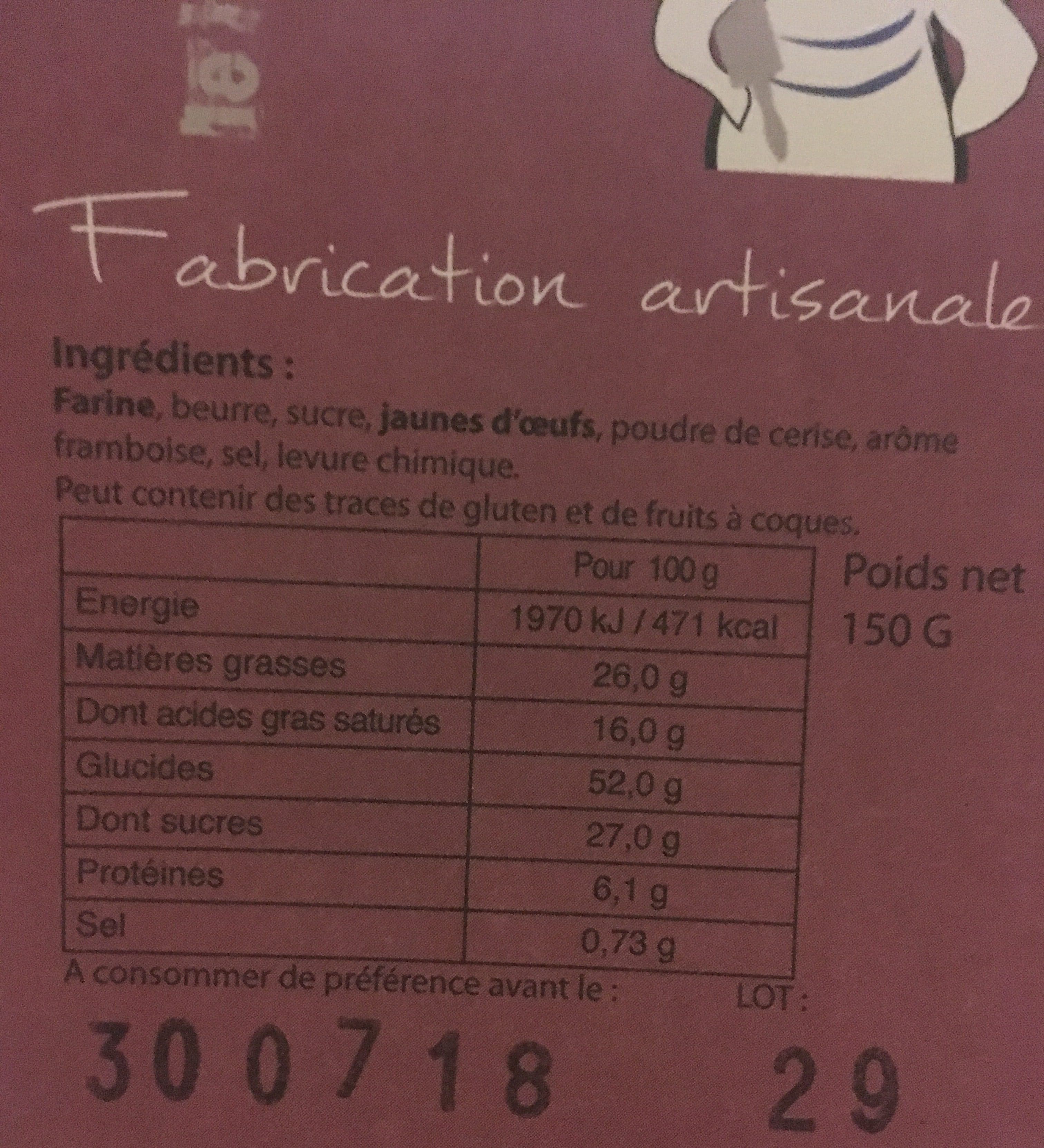 Le Hangar Les petits palets fruits rouges packshot