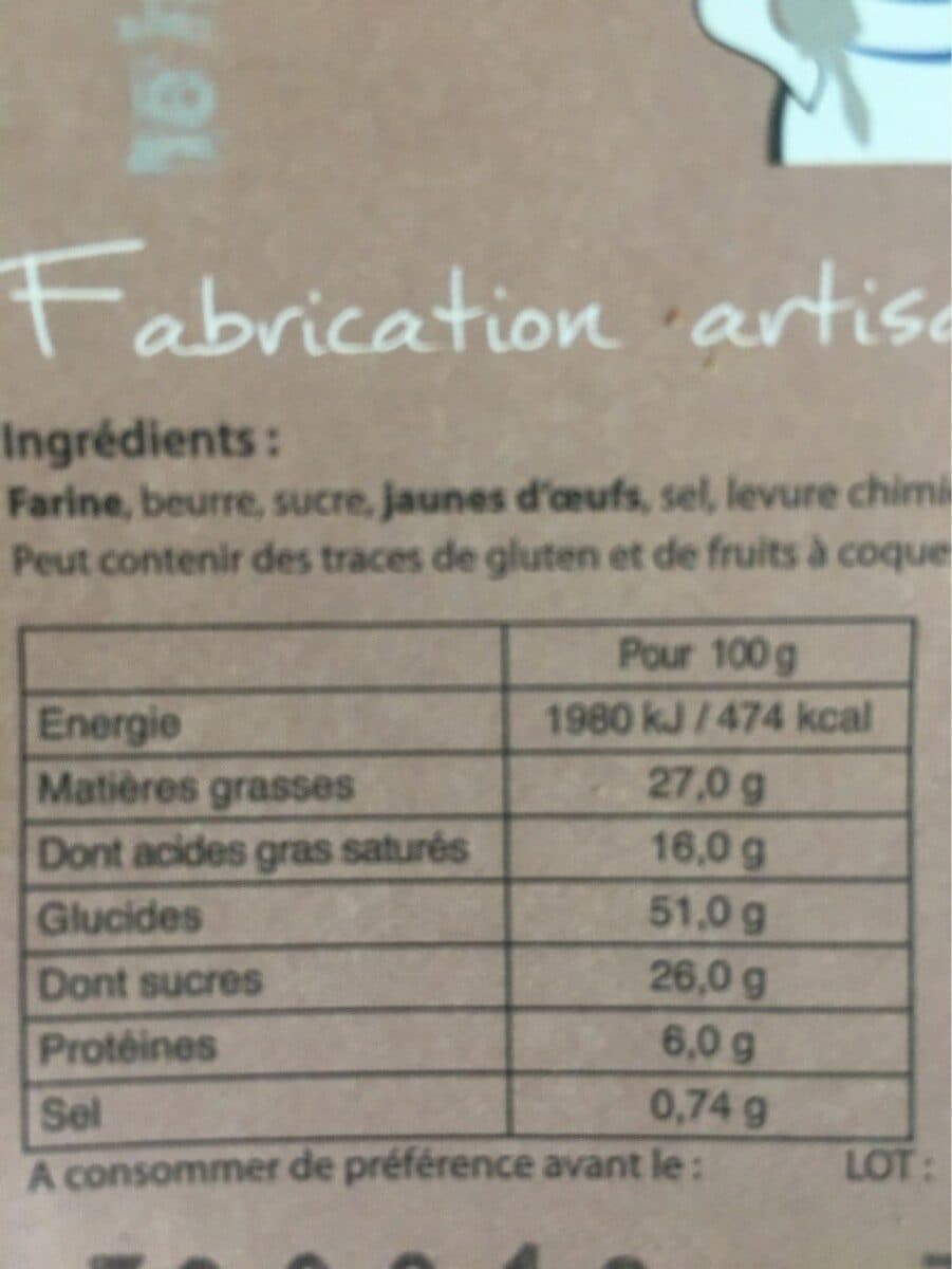 Open Food Facts Les petits palets packshot