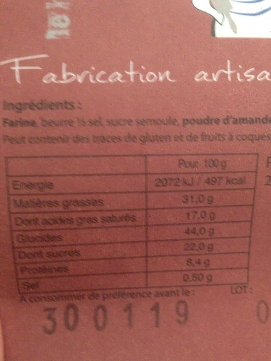 Open Food Facts Les biscuits écureuil packshot