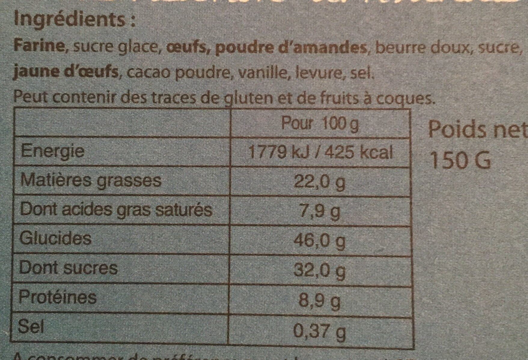 Open Food Facts Les palets de Jules packshot
