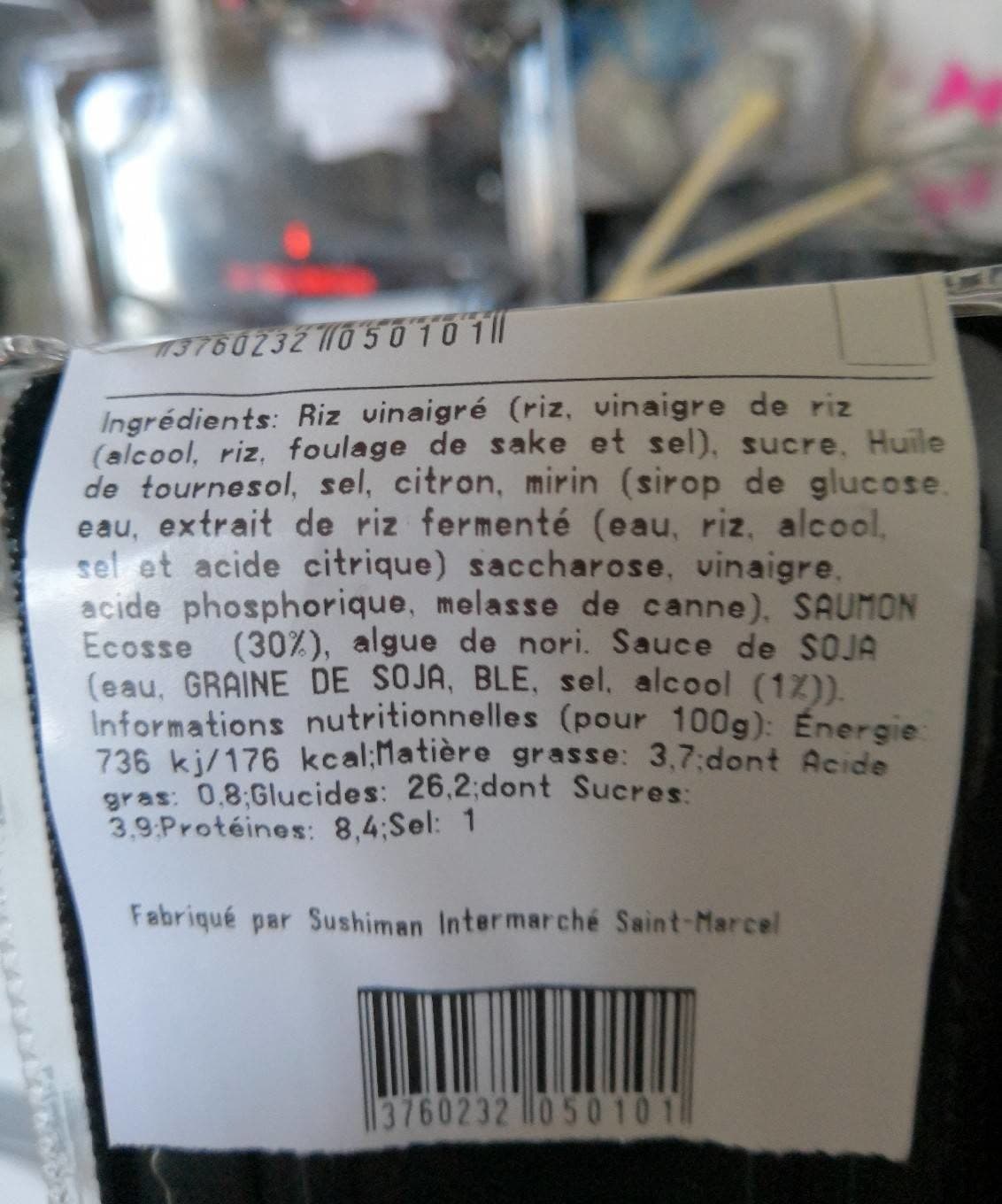Intermarché Sushi packshot