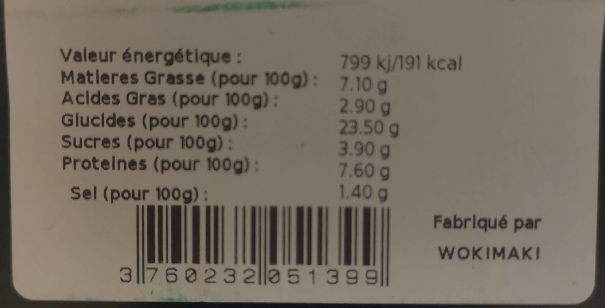 Open Food Facts Sushi packshot