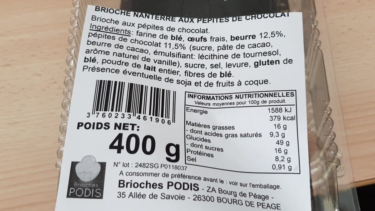 Brioches Podis Brioche Tressée packshot