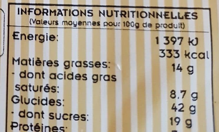 Brioches PODIS Brioche Suisse aux Pépites de Chocolat packshot