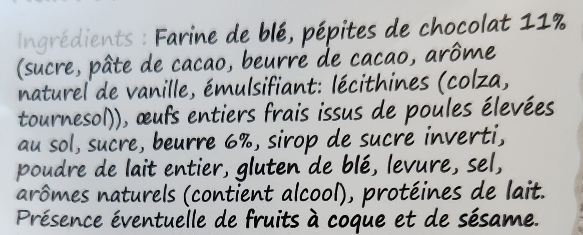 Intermarche Brioche Nanterre 400 G pépites chocolat packshot