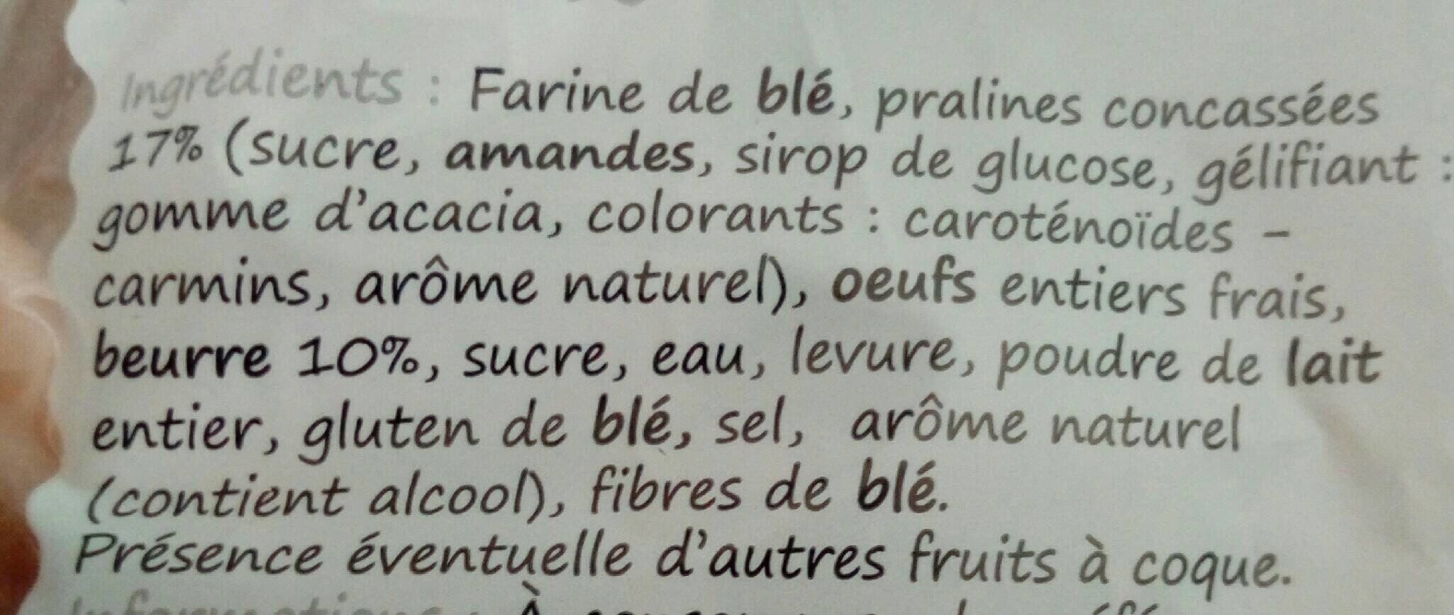 Intermarché Brioche aux pralines packshot
