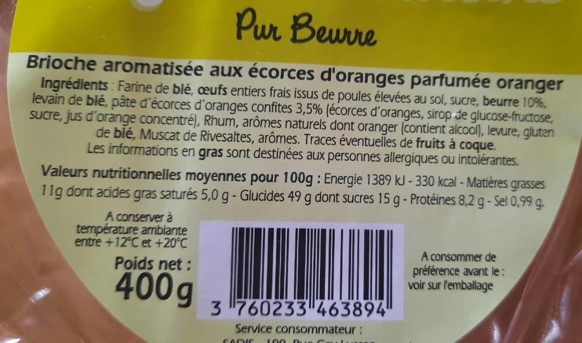 Les Delices Des Gourmands Pogne de romans packshot