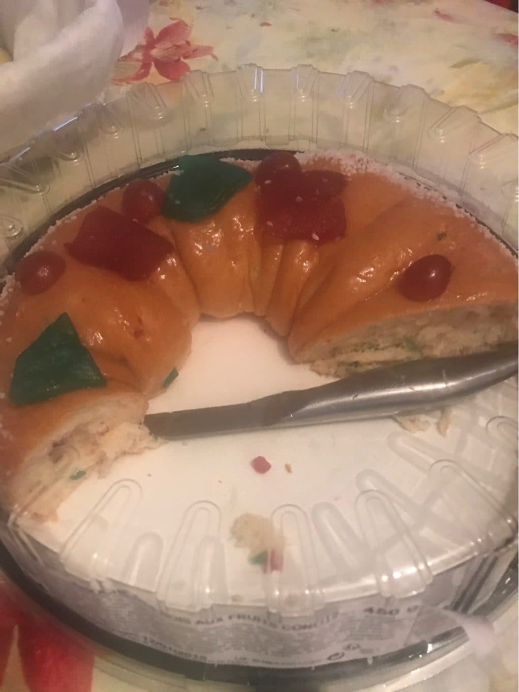 Leclerc Brioche des rois aux fruits confits packshot