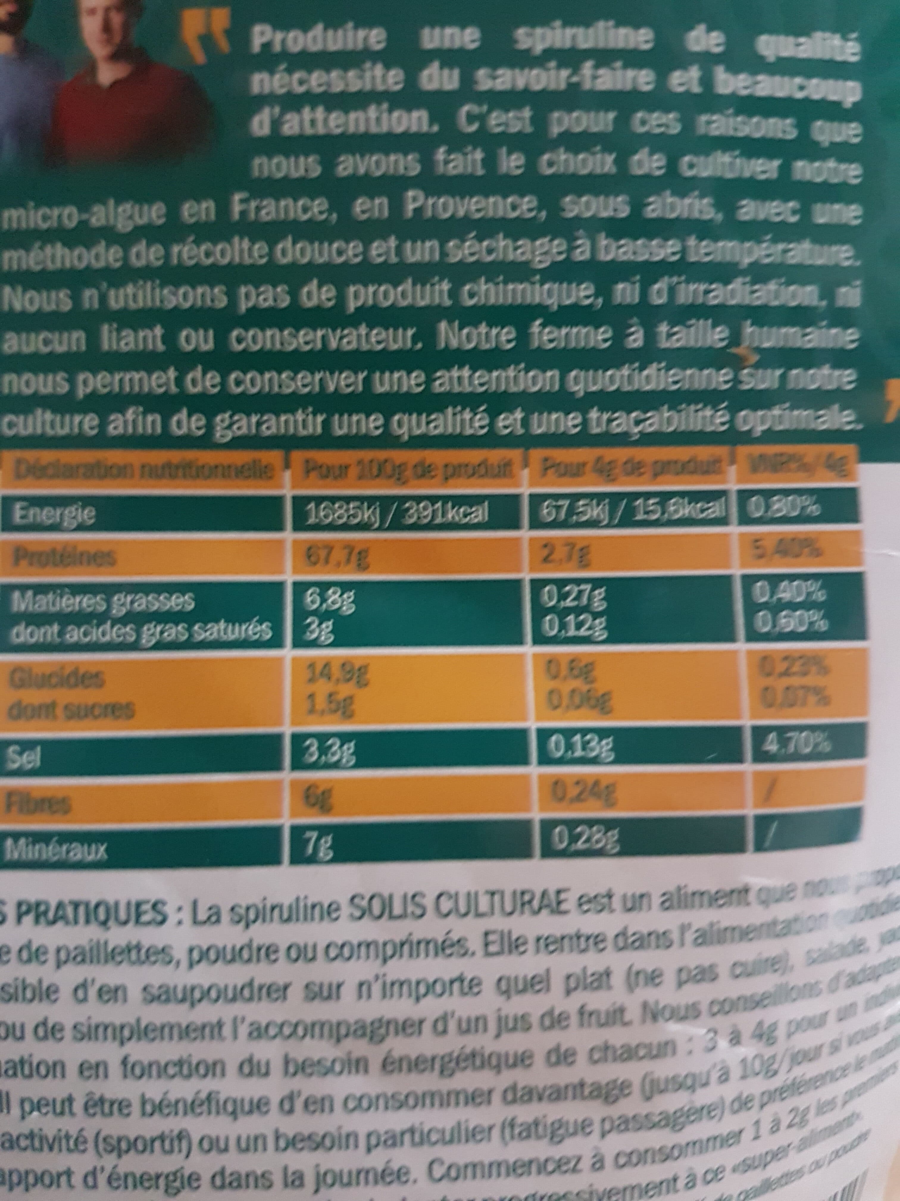 Solis Culturae Spiruline packshot