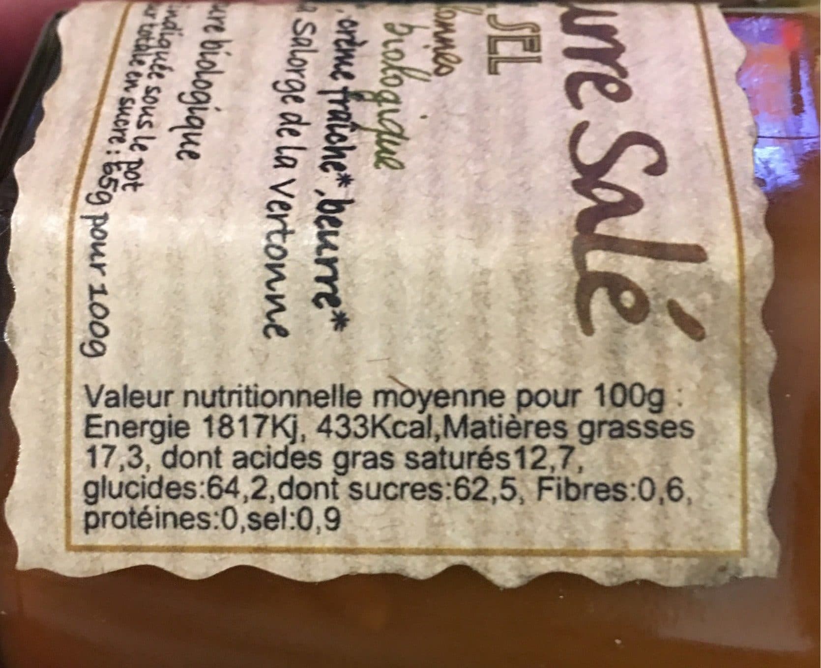 Domaine Biau’cean Caramel au Beurre Salé packshot